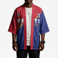 Custom Afro Haiti Football Kimono Les Grenadiers