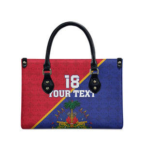 Custom Afro Haiti Football Leather Bag Les Grenadiers