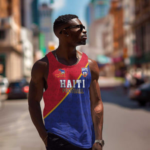 Custom Afro Haiti Football Men Tank Top Les Grenadiers - African Pride