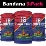 Custom Afro Haiti Football Neck Gaiter Les Grenadiers - African Pride
