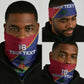 Custom Afro Haiti Football Neck Gaiter Les Grenadiers - African Pride