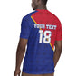Custom Afro Haiti Football Rugby Jersey Les Grenadiers - African Pride