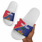 Custom Afro Haiti Football Slide Sandals Les Grenadiers