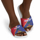 Custom Afro Haiti Football Slide Sandals Les Grenadiers