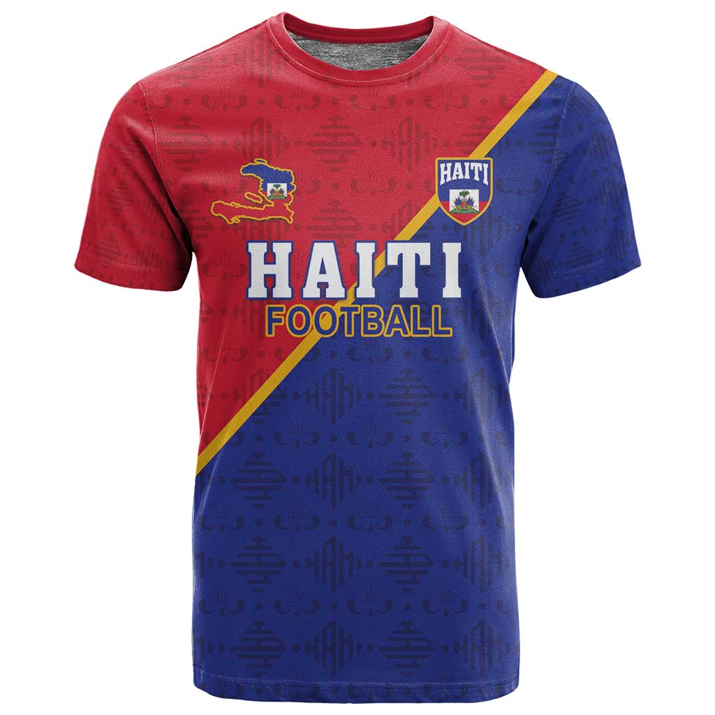 Custom Afro Haiti Football T shirt Les Grenadiers - African Pride