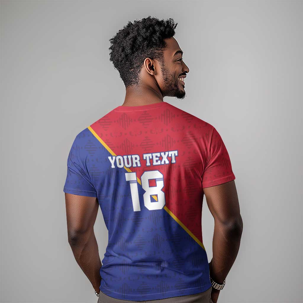 Custom Afro Haiti Football T shirt Les Grenadiers - African Pride