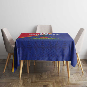 Custom Afro Haiti Football Tablecloth Les Grenadiers - African Pride