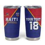 Custom Afro Haiti Football Tumbler Cup Les Grenadiers - African Pride