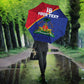 Custom Afro Haiti Football Umbrella Les Grenadiers