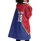 Custom Afro Haiti Football Wearable Blanket Hoodie Les Grenadiers - African Pride