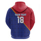 Custom Afro Haiti Football Zip Hoodie Les Grenadiers - African Pride