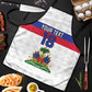 Custom Afro Haiti Football Apron Ekip Foutbol Ayiti