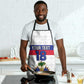 Custom Afro Haiti Football Apron Ekip Foutbol Ayiti