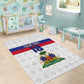 Custom Afro Haiti Football Area Rug Ekip Foutbol Ayiti - African Pride