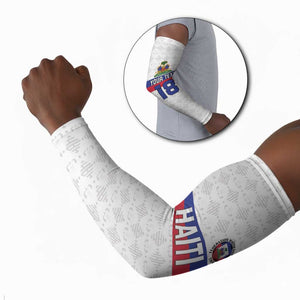 Custom Afro Haiti Football Arm Sleeves Ekip Foutbol Ayiti