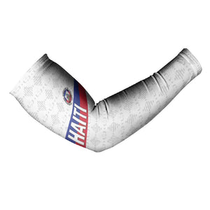 Custom Afro Haiti Football Arm Sleeves Ekip Foutbol Ayiti