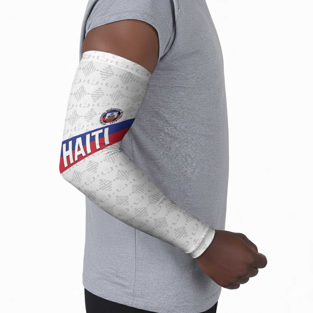 Custom Afro Haiti Football Arm Sleeves Ekip Foutbol Ayiti