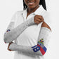 Custom Afro Haiti Football Arm Sleeves Ekip Foutbol Ayiti