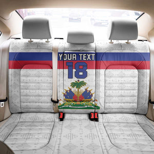 Custom Afro Haiti Football Back Car Seat Cover Ekip Foutbol Ayiti - African Pride