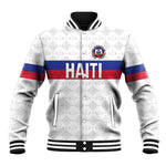Custom Afro Haiti Football Baseball Jacket Ekip Foutbol Ayiti - African Pride