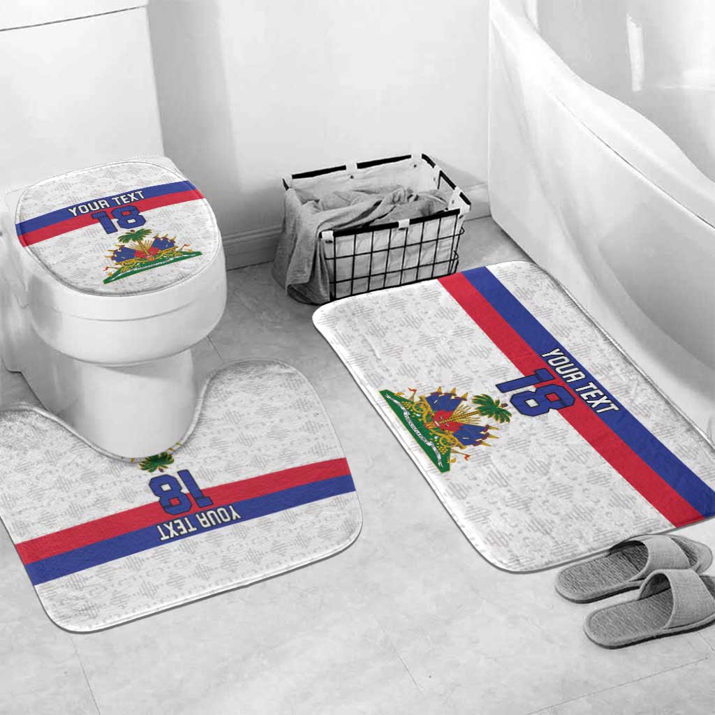 Custom Afro Haiti Football Bathroom Set Ekip Foutbol Ayiti