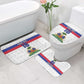 Custom Afro Haiti Football Bathroom Set Ekip Foutbol Ayiti