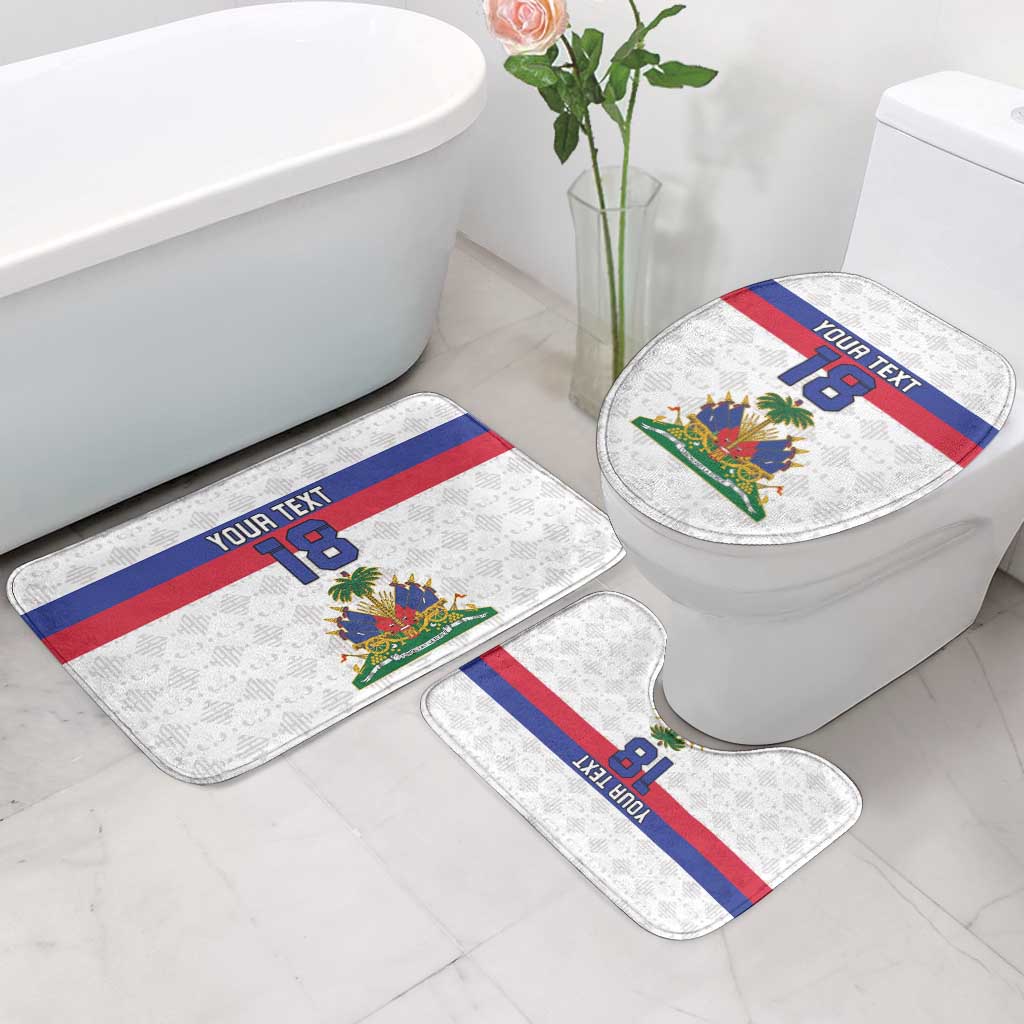 Custom Afro Haiti Football Bathroom Set Ekip Foutbol Ayiti
