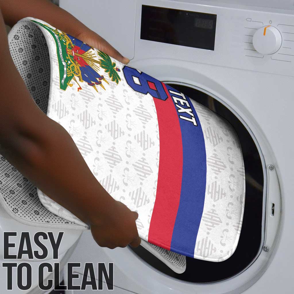 Custom Afro Haiti Football Bathroom Set Ekip Foutbol Ayiti