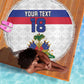 Custom Afro Haiti Football Beach Blanket Ekip Foutbol Ayiti - African Pride