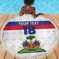 Custom Afro Haiti Football Beach Blanket Ekip Foutbol Ayiti - African Pride