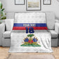 Custom Afro Haiti Football Blanket Ekip Foutbol Ayiti - African Pride