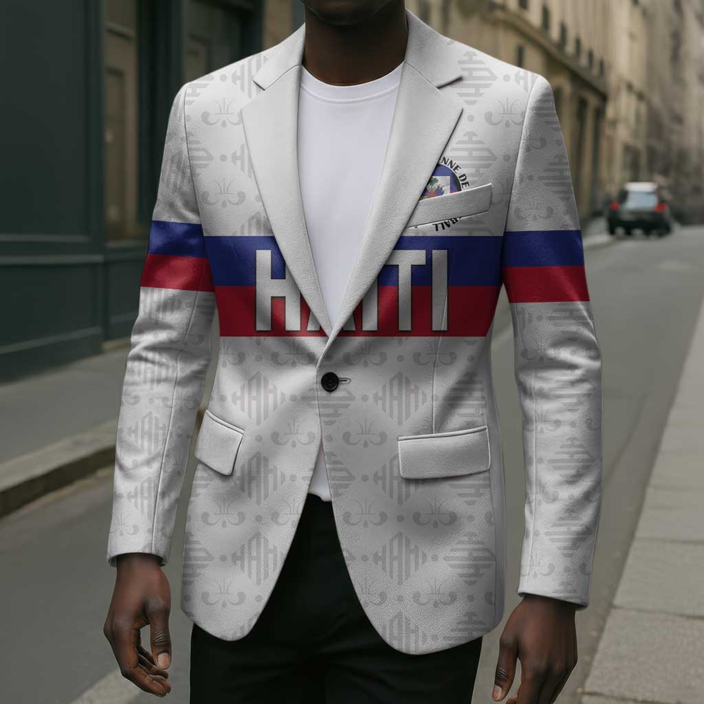 Custom Afro Haiti Football Blazer Ekip Foutbol Ayiti