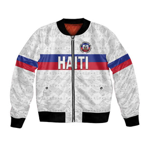 Custom Afro Haiti Football Bomber Jacket Ekip Foutbol Ayiti - African Pride