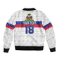 Custom Afro Haiti Football Bomber Jacket Ekip Foutbol Ayiti - African Pride