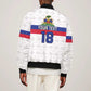 Custom Afro Haiti Football Bomber Jacket Ekip Foutbol Ayiti - African Pride