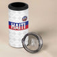 Custom Afro Haiti Football 4 in 1 Can Cooler Tumbler Ekip Foutbol Ayiti - African Pride