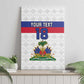Custom Afro Haiti Football Canvas Wall Art Ekip Foutbol Ayiti - African Pride
