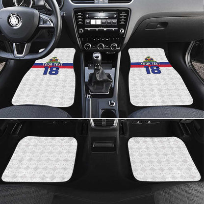 Custom Afro Haiti Football Car Mats Ekip Foutbol Ayiti - African Pride