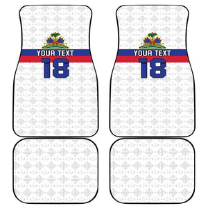 Custom Afro Haiti Football Car Mats Ekip Foutbol Ayiti - African Pride