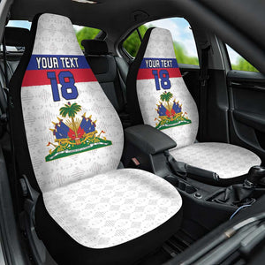 Custom Afro Haiti Football Car Seat Cover Ekip Foutbol Ayiti - undefined
