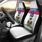 Custom Afro Haiti Football Car Seat Cover Ekip Foutbol Ayiti - undefined