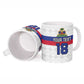 Custom Afro Haiti Football Ceramic Mug Ekip Foutbol Ayiti