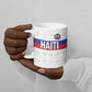 Custom Afro Haiti Football Ceramic Mug Ekip Foutbol Ayiti