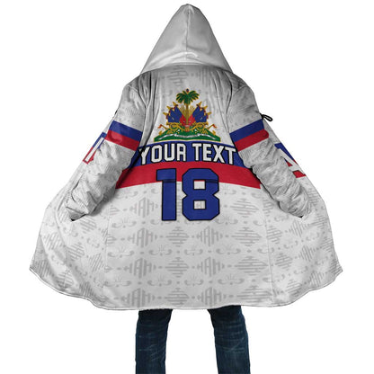 Custom Afro Haiti Football Cloak Ekip Foutbol Ayiti