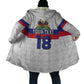 Custom Afro Haiti Football Cloak Ekip Foutbol Ayiti