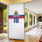Custom Afro Haiti Football Door Cover Ekip Foutbol Ayiti