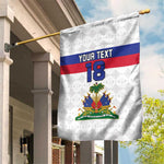 Custom Afro Haiti Football Garden Flag Ekip Foutbol Ayiti - African Pride