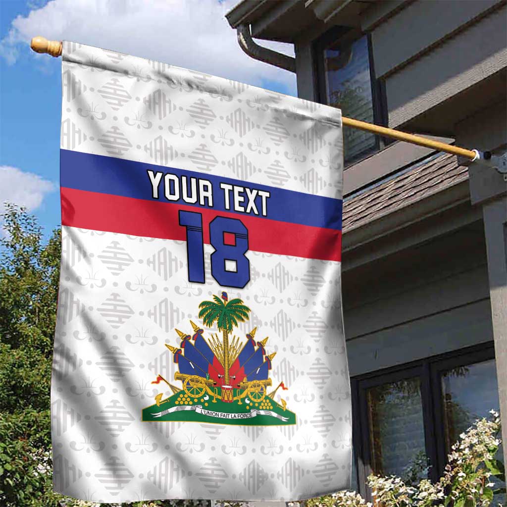 Custom Afro Haiti Football Garden Flag Ekip Foutbol Ayiti - African Pride