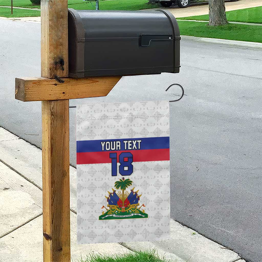 Custom Afro Haiti Football Garden Flag Ekip Foutbol Ayiti - African Pride