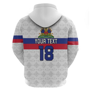 Custom Afro Haiti Football Hoodie Ekip Foutbol Ayiti - African Pride
